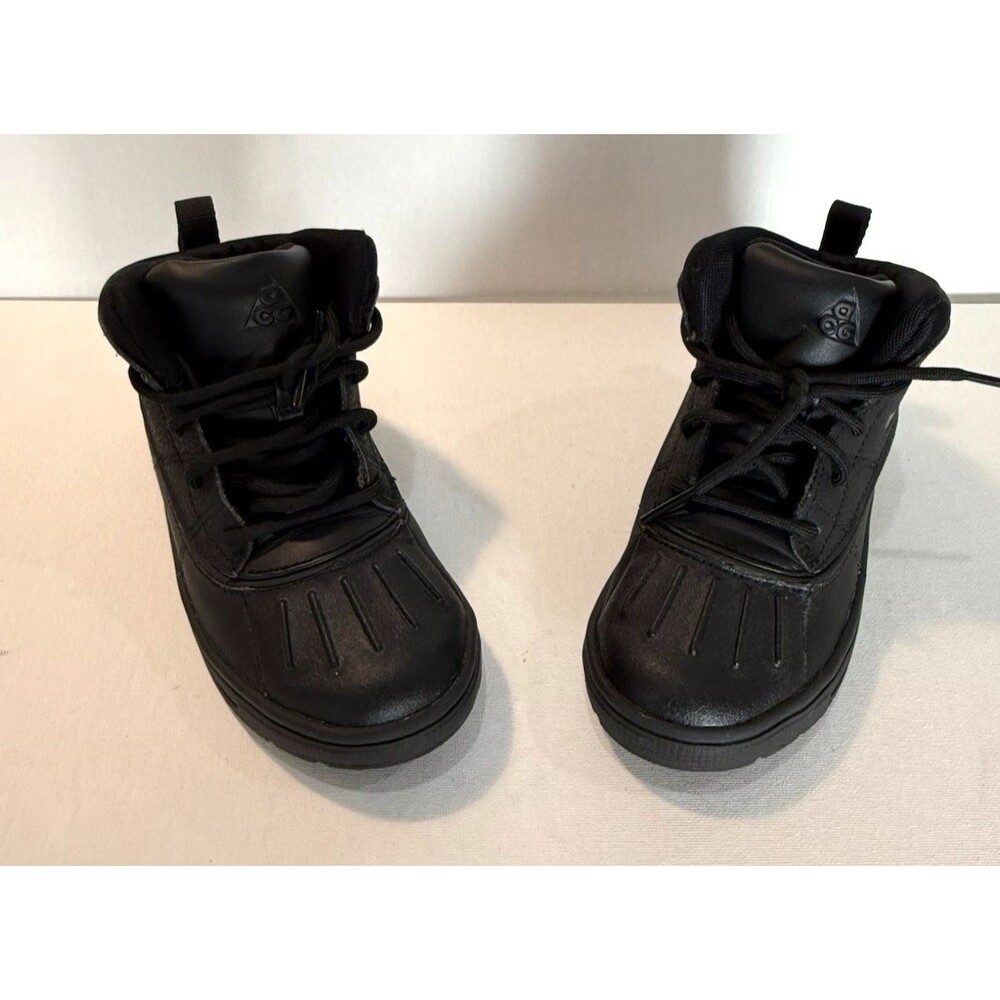 Nike ACG Woodside 2 High TD Triple Black 524874-004 Toddlers Sneakers Size 10C